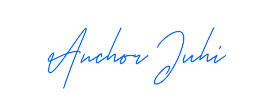 Custom Neon: Anchor Juhi