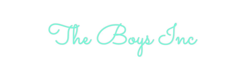 Custom Neon: The Boys Inc