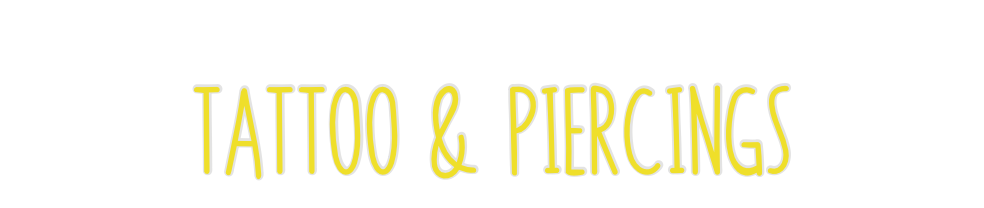 Custom Neon: TATTOO & PIER...