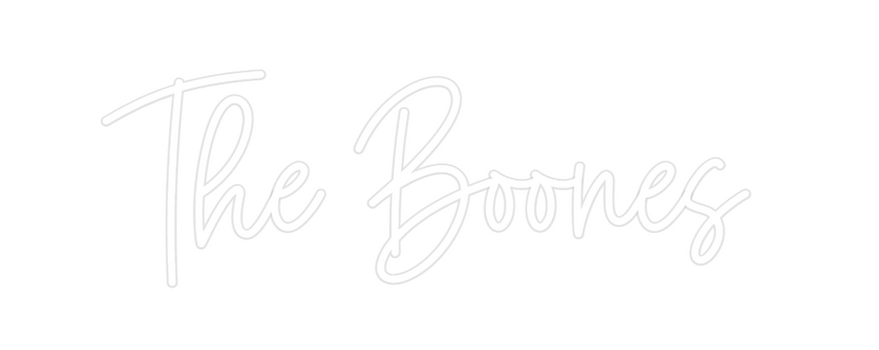 Custom Neon: The Boones