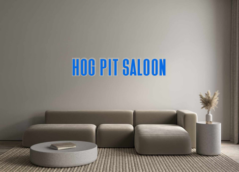 Custom Neon: Hog Pit Saloon
