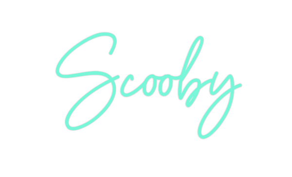 Custom Neon: Scooby