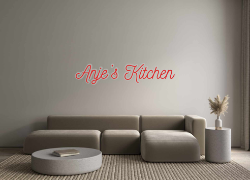Custom Neon: Anje’s Kitchen