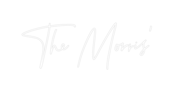 Custom Neon: The Morris'
