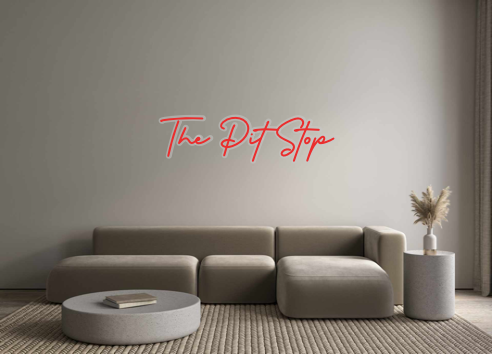 Custom Neon: The Pit Stop