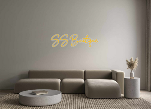 Custom Neon: SS Boutique