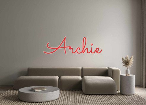 Custom Neon: Archie