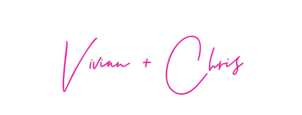 Custom Neon: Vivian + Chris