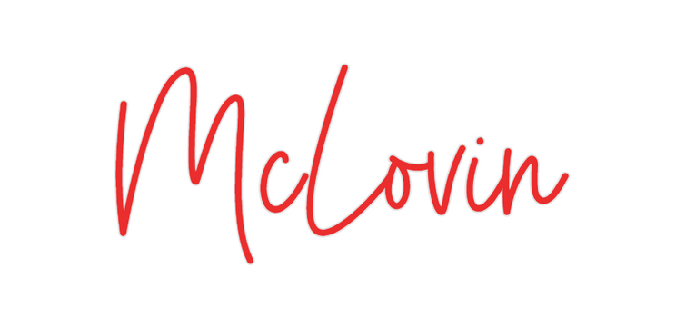 Custom Neon: McLovin