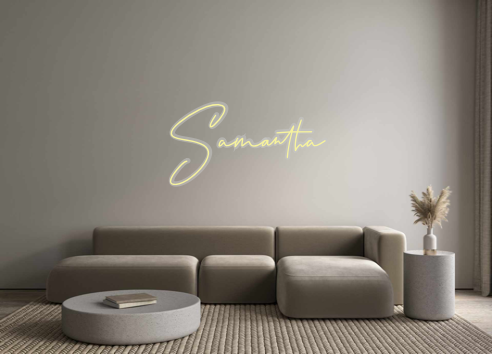 Custom Neon: Samantha