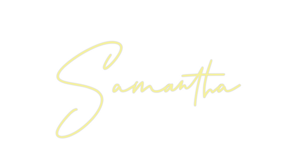 Custom Neon: Samantha