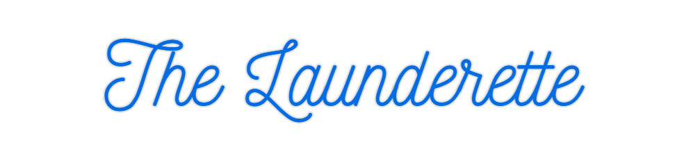 Custom Neon: The Launderette