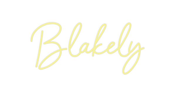 Custom Neon: Blakely