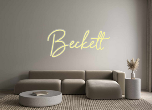 Custom Neon: Beckett