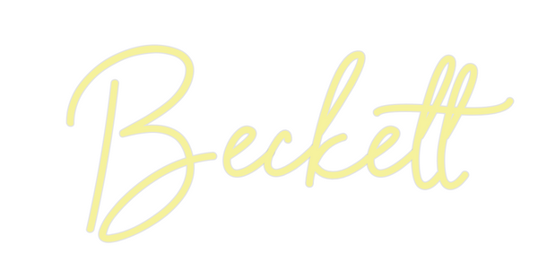 Custom Neon: Beckett