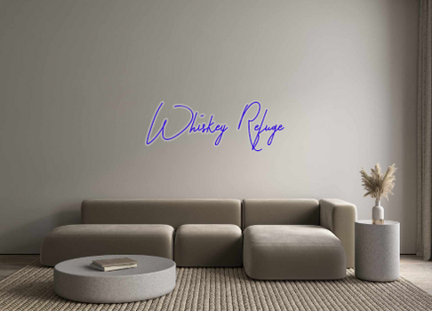 Custom Neon: Whiskey Refuge