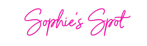 Custom Neon: Sophie's Spot