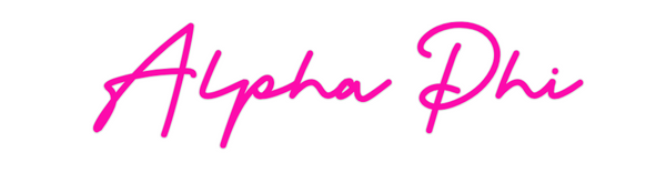Custom Neon: Alpha Phi