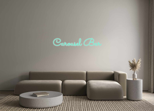 Custom Neon: Carousel Bar