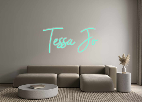 Custom Neon: Tessa Jo