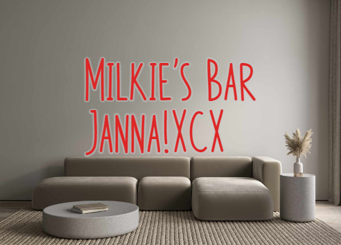 Custom Neon: Milkie's Bar
...