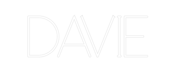 Custom Neon: DAVIE