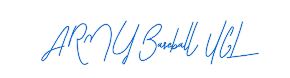 Custom Neon: ARMY Baseball...