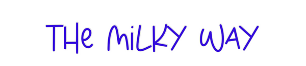 Custom Neon: The milky way