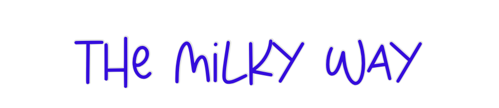 Custom Neon: The milky way