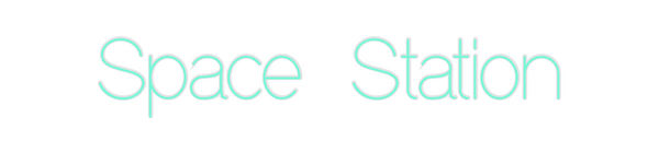 Custom Neon: Space  Station