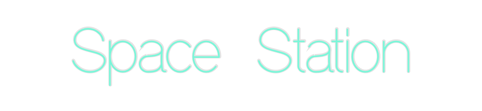 Custom Neon: Space  Station