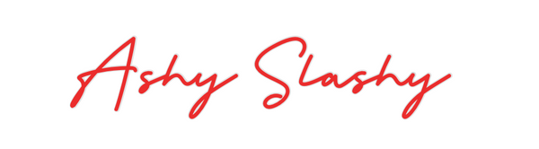 Custom Neon: Ashy Slashy