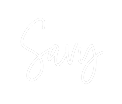 Custom Neon: Savy