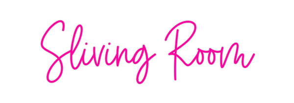 Custom Neon: Sliving Room