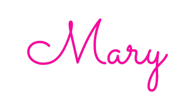 Custom Neon: Mary