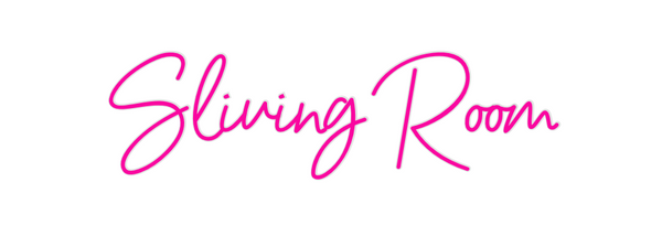 Custom Neon: Sliving Room