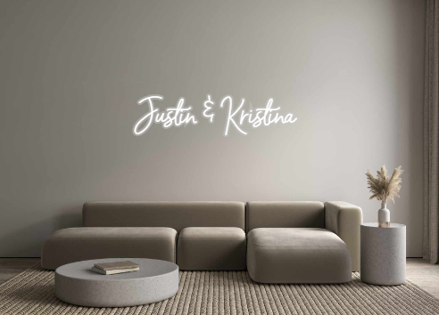 Custom Neon: Justin & Kris...