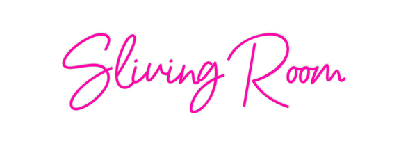 Custom Neon: Sliving Room