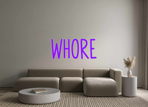 Custom Neon: whore