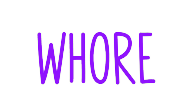Custom Neon: whore