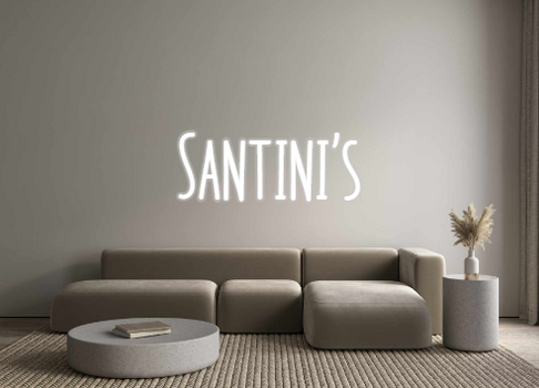 Custom Neon: Santini's