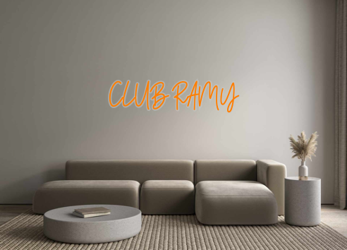 Custom Neon: CLUB RAMY