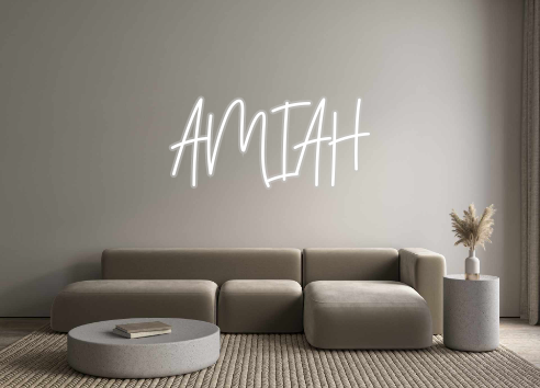 Custom Neon: AMIAH