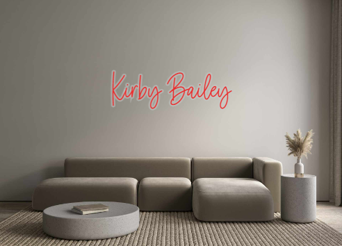 Custom Neon: Kirby Bailey