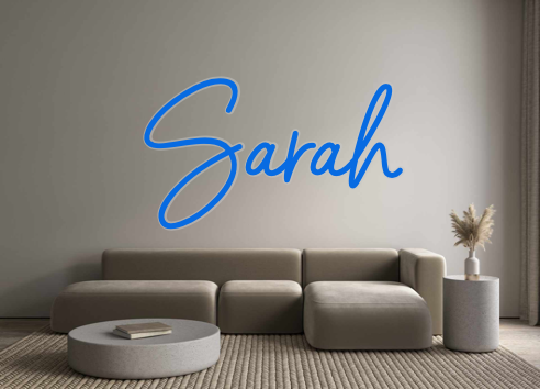 Custom Neon: Sarah