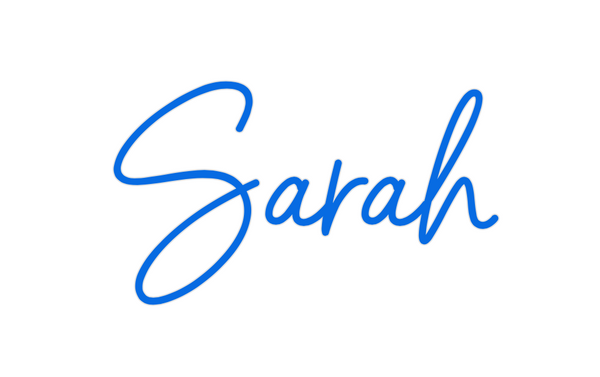 Custom Neon: Sarah