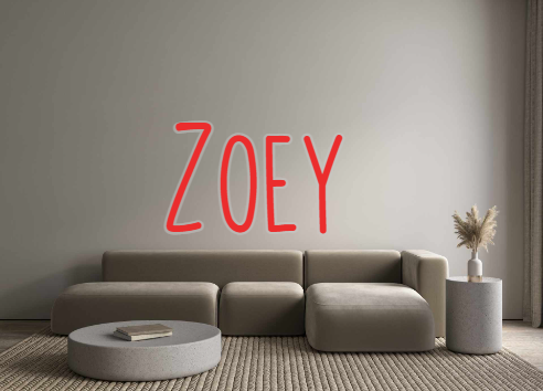 Custom Neon: Zoey