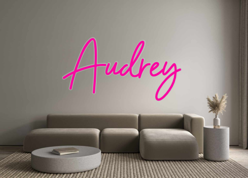 Custom Neon: Audrey