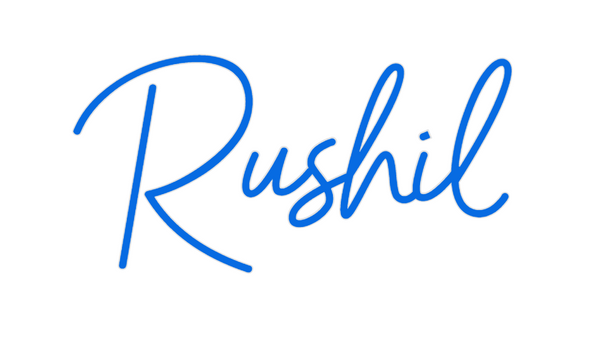 Custom Neon: Rushil