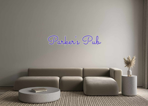 Custom Neon: Parker's Pub